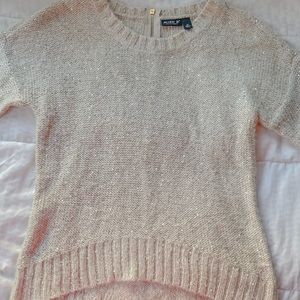 Cream Colored Knitted Shirt